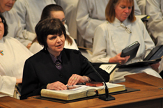 'He was my north, my south, my east and my west', the Rev. Suzanne Field Rabb said at the funeral of her husband.