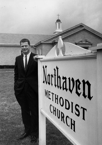 The Rev. William Holmes served as pastor of Dallas' Northaven Methodist from 1957 to 1965, and it was there he preached the sermon 