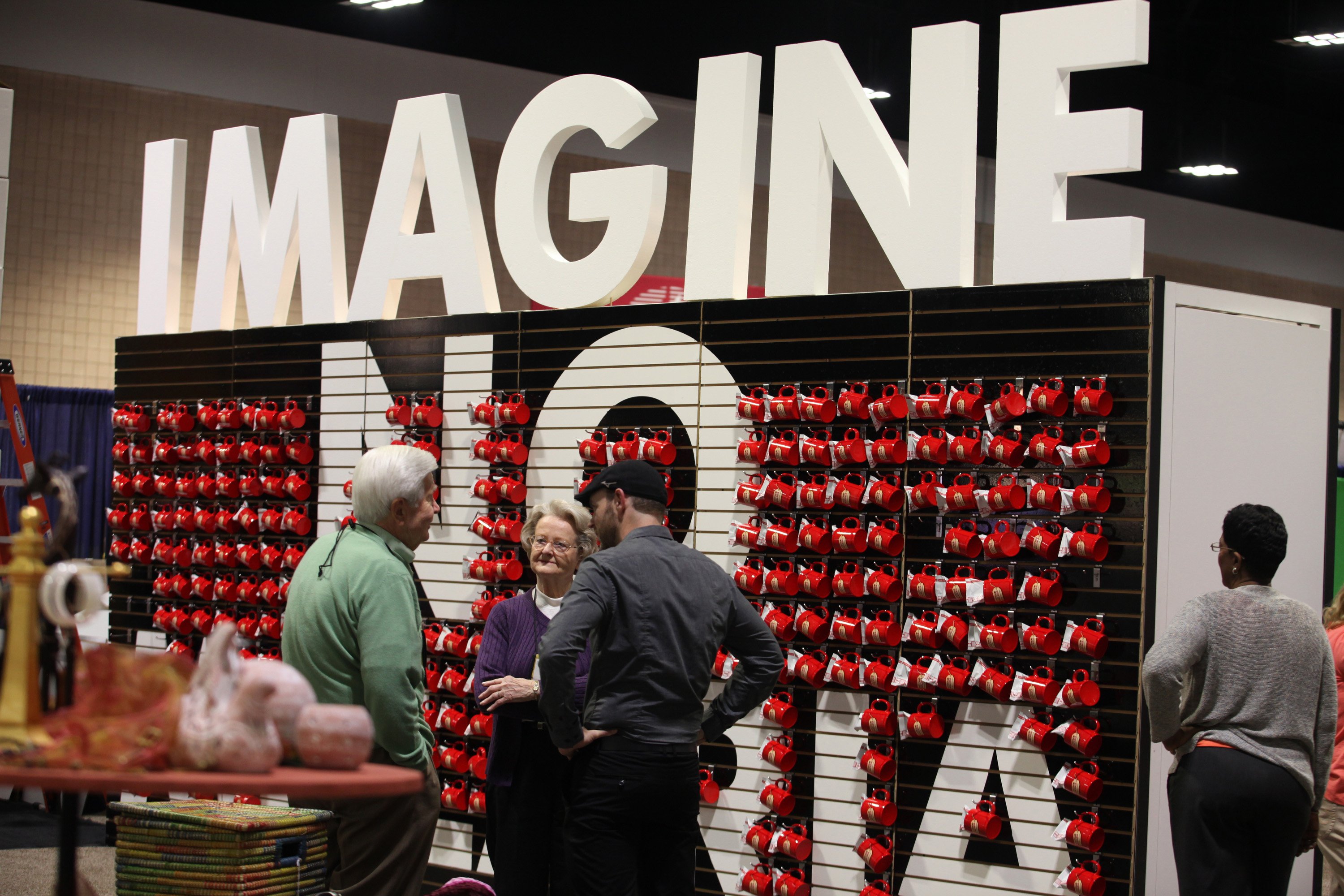 The Imagine No Malaria booth at the 2012 General Conference in Tampa, Fla., is an example of the kind of information booths that will be on display in 2016. Photo by Kathleen Barry, UMNS