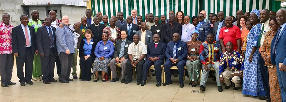 The African Association of United Methodist Theological Institutions and the African Association of Methodist Institutions of Higher Education met in Abidjan, Côte d’Ivoire, with the goal of creating mutual support for shared goals and expanding access to quality Methodist education throughout Africa. Photo courtesy of the United Methodist Board of Higher Education and Ministry.