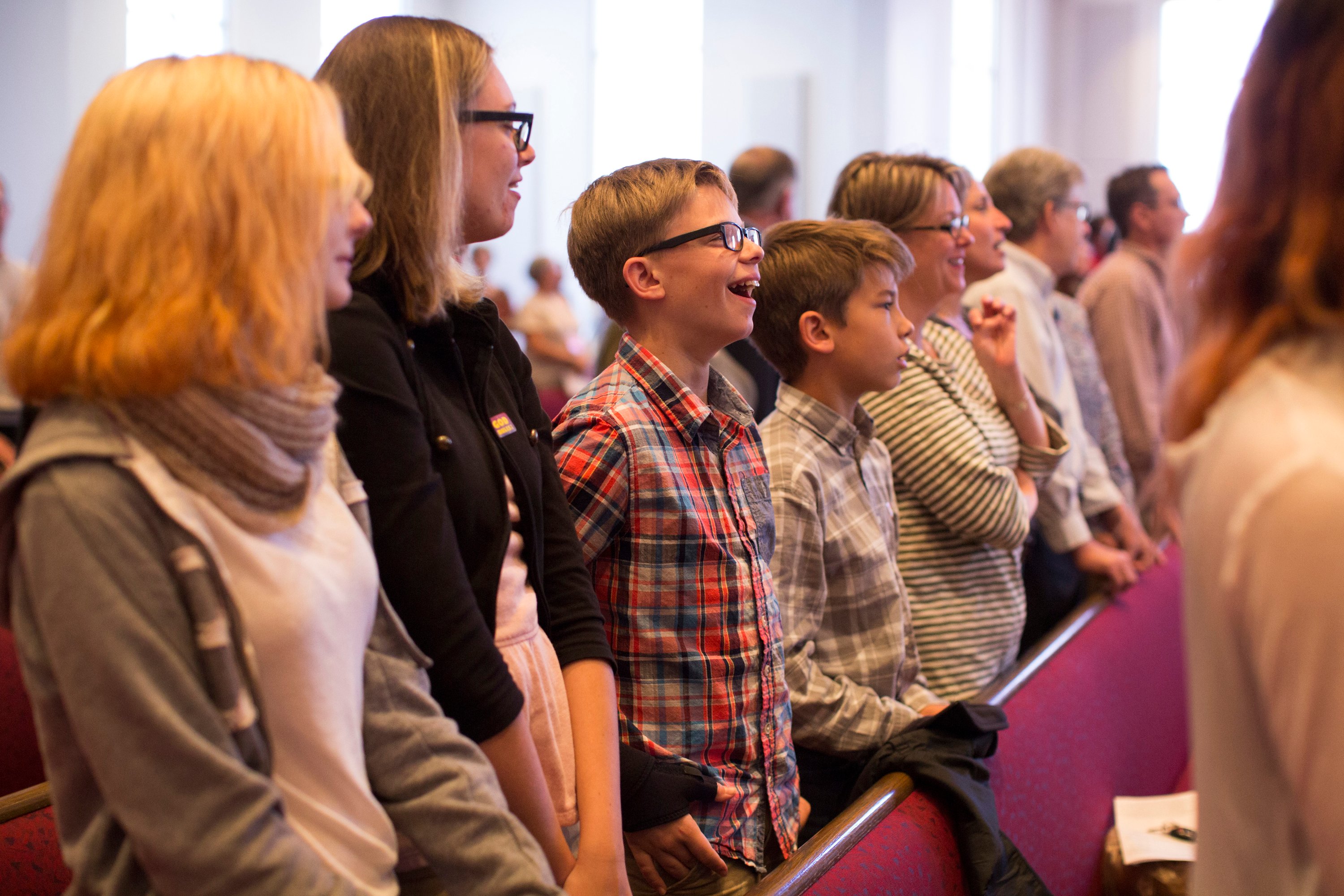 People worship at McKendree United Methodist Church in Lawrenceville, Ga, on Oct. 23, 2016. Photo by Kathleen Barry, UMNS.