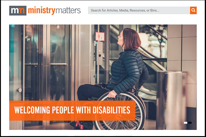 The Ministry Matters website is a ministry of the United Methodist Publishing House, which seeks to support church leaders and their ministries. Image courtesy of Ministry Matters.