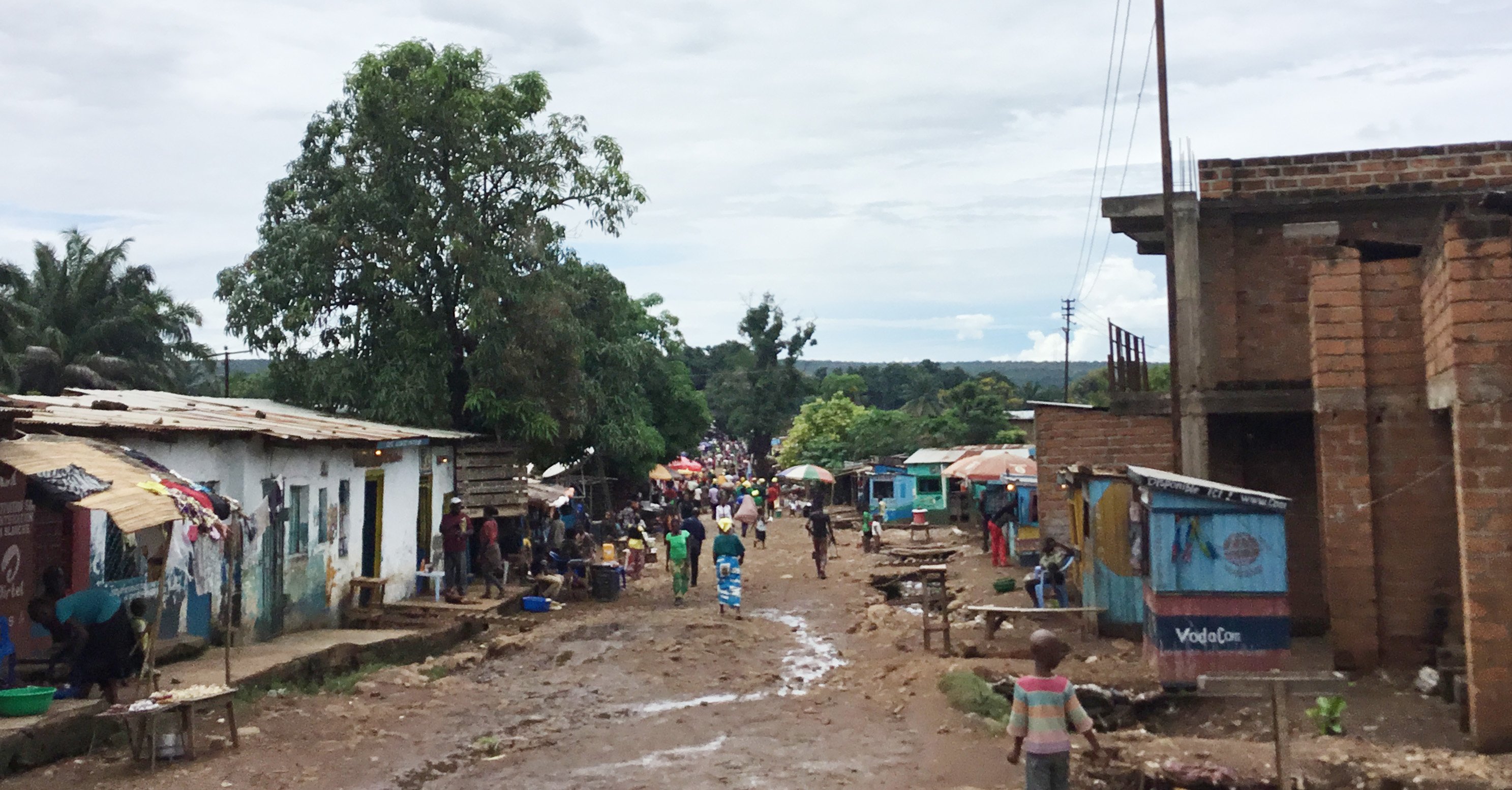 Many areas along the Congo River have flooded in recent weeks, including Kisanga wa Byonyi. The flooding destroyed the homes and belongings of many residents, while some lost property to looters. Photo by the Rev. Betty Kazadi Musau, UMNS.