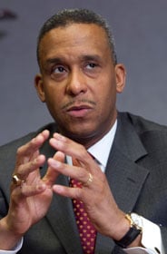 Dr. Wayne J. Riley is president of Meharry Medical College in Nashville, Tenn. A UMNS photo by Mike DuBose.