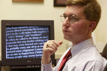 The Rev. Eric Pridmore. A UMNS photo by Mike DuBose.