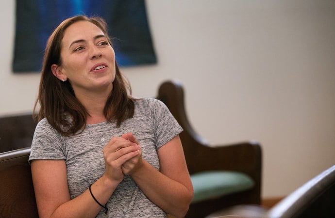 Ann Hammond, a member of United Methodist Temple in Clarksburg, W.Va., says she still senses judgment from others despite being drug-free for 12 years and serving as a recovery coach. Photo by Mike DuBose, UMNS.