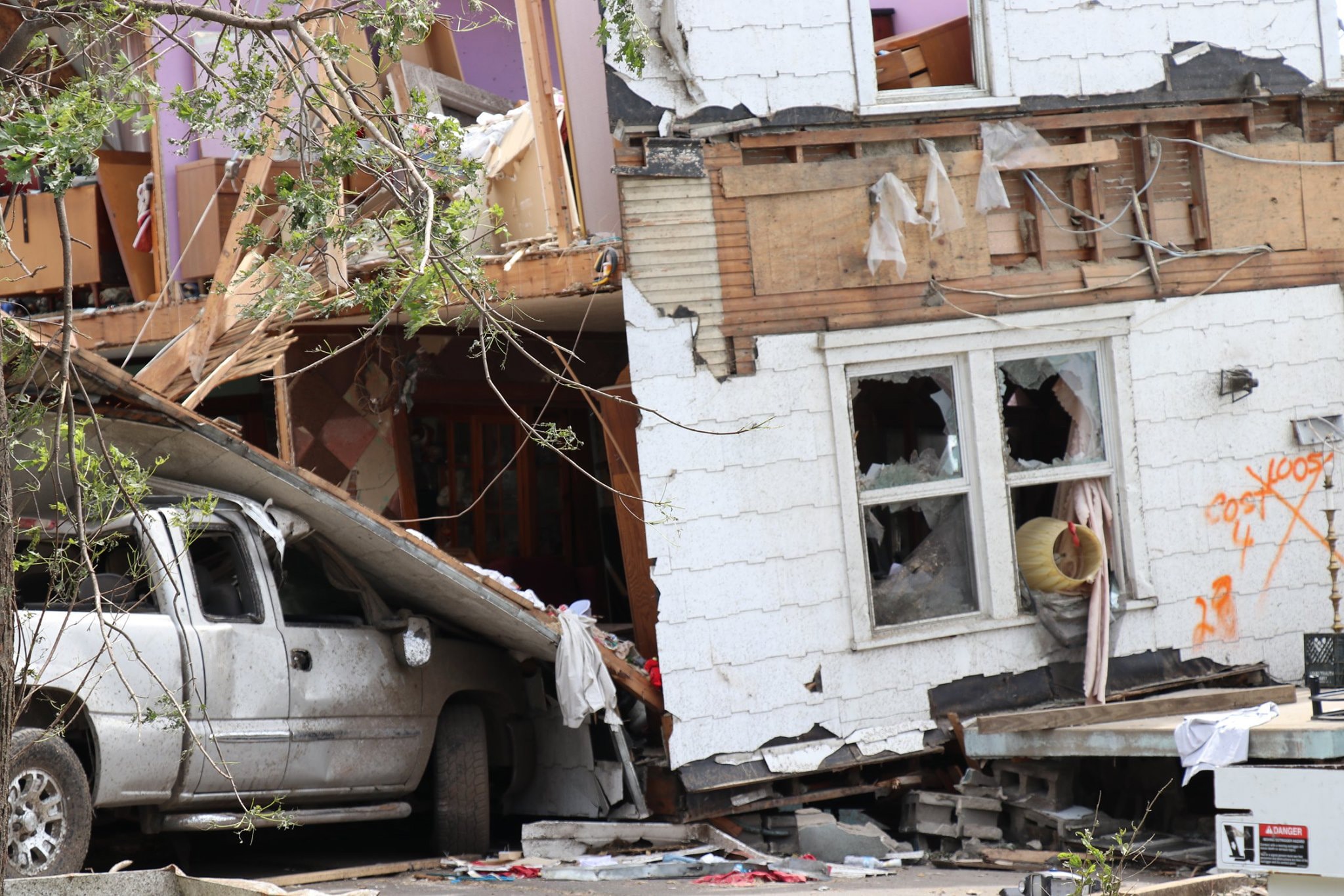  Tornadoes and violent storms on May 28 resulted in a state of emergency in Greene, Mercer and Montgomery Counties in Ohio. Photo by Kay Panovec, West Ohio Conference.  