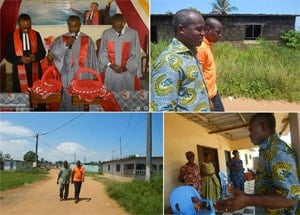 “I know God is with me,” says Raphaël Aboua, a lay pastor who serves Ebenezer Beago United Methodist Church in Abidjan and 10 other United Methodist Churches in Côte d’Ivoire. Photos by Mike Dubose, UMNS.