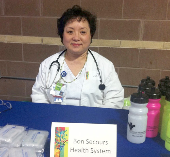 Registered nurse Shin Hee Yu led the effort to vaccinate 100% of the members of her congregation at Emmaus United Methodist Church. Photo, courtesy of Shin Hee Yu.