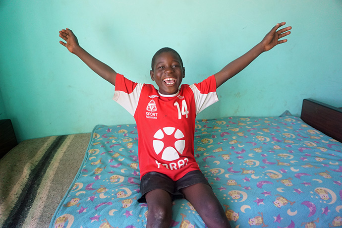 Evidence Gaison lives at Home of Hope, the orphanage at Nyadire United Methodist Mission in Mutoko, Zimbabwe. Photo by Kudzai Chingwe, UM News.