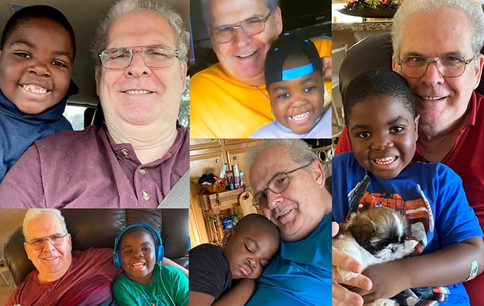 "Anita and I are now co-parenting Harry. He speaks with both of his parents almost daily on WhatsApp. (Another, but more extensive example of keeping families together.)" Photos courtesy of the Rev. Bill Jenkins; photo collage made by the Rev. Gustavo Vasquez, UM News. 