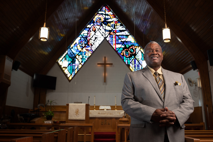 The Rev. Daniel Hayes is senior pastor at John Wesley United Methodist Church in Nashville, Tenn. He is leading the church for a second time, after a decade as its pastor in the 1990s. Photo by Mike DuBose, UM News.