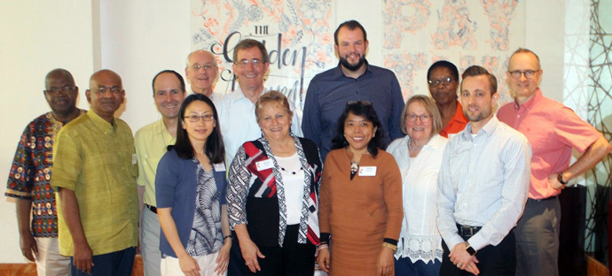 The Committee on Faith and Order of The United Methodist Church, seen here in 2019, joined in producing the book “Faith Working Through Love.” Photo courtesy of Dr. David N. Field.