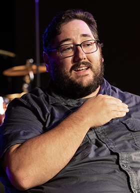 Dusty Merrill is part of a team from LIFE United Methodist Church in Fairmont, W.Va., that participates in Kairos Prison Ministry. Photo by Mike DuBose, UM News.