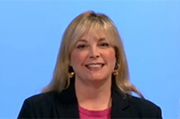 Brandy Bivens, Chief Officer of Communication and Marketing at GCFA, speaks during the Feb. 29–March 1 orientation and briefing for delegates hosted by United Methodist Communications and the Secretary of the General Conference. Screengrab courtesy of United Methodist Communications via Zoom by UM News.